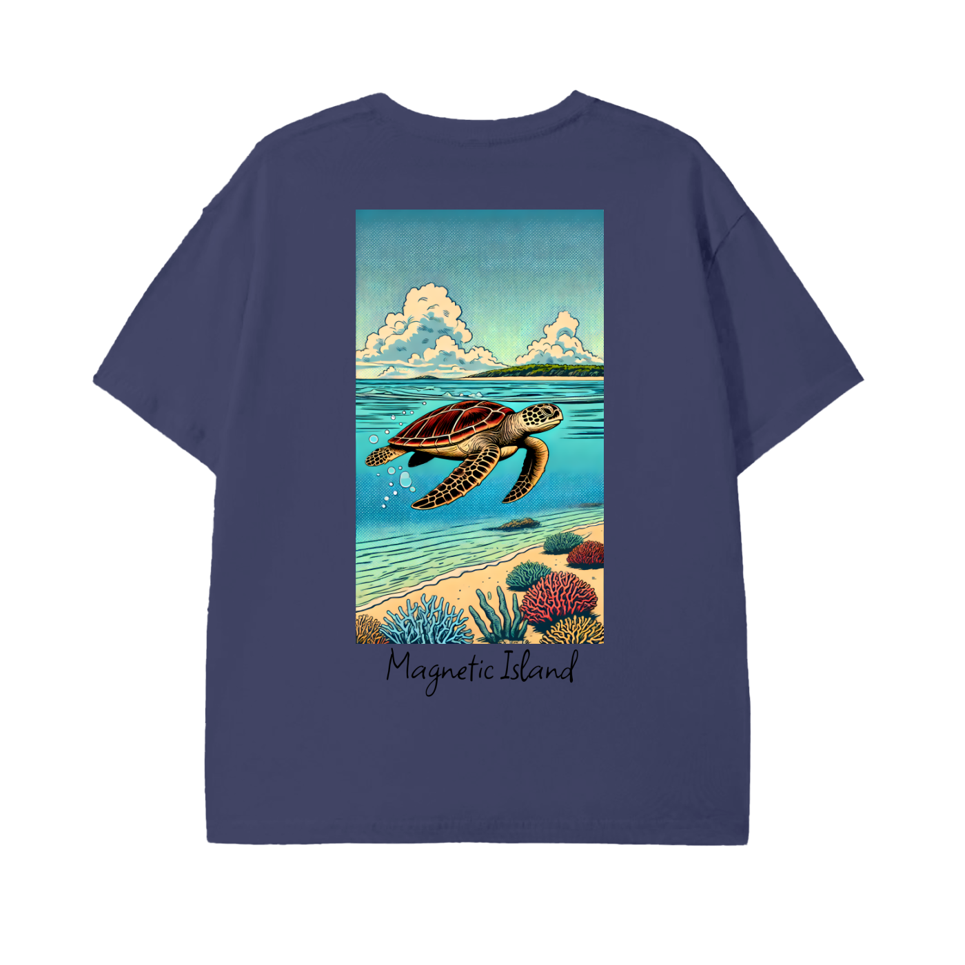 Magnetic Island Turtle Horizon T-Shirt