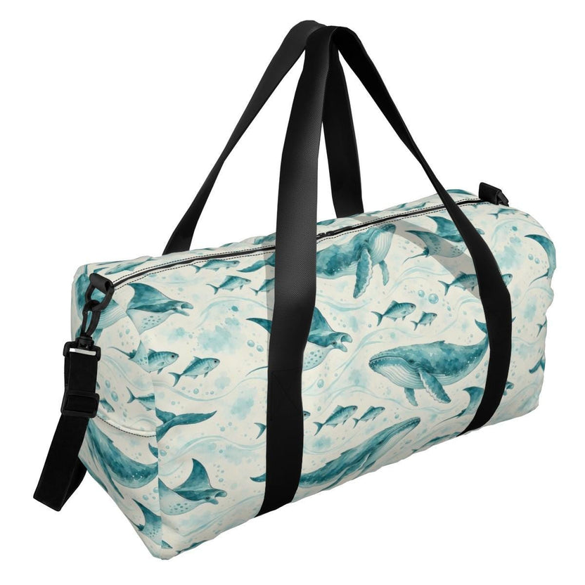 Whale and Ray Duffle Bag – Magnetic Island Prints