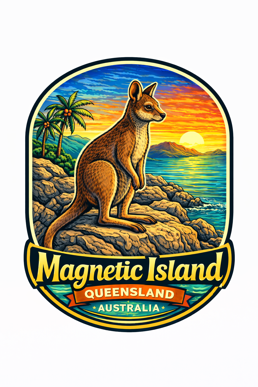 Wallaby Magnetic Island magnet